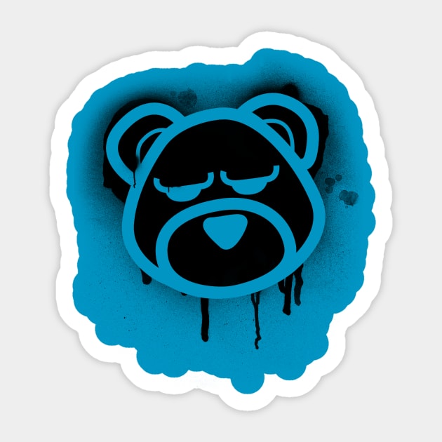 Graffiti Bear Sticker by bobbuel